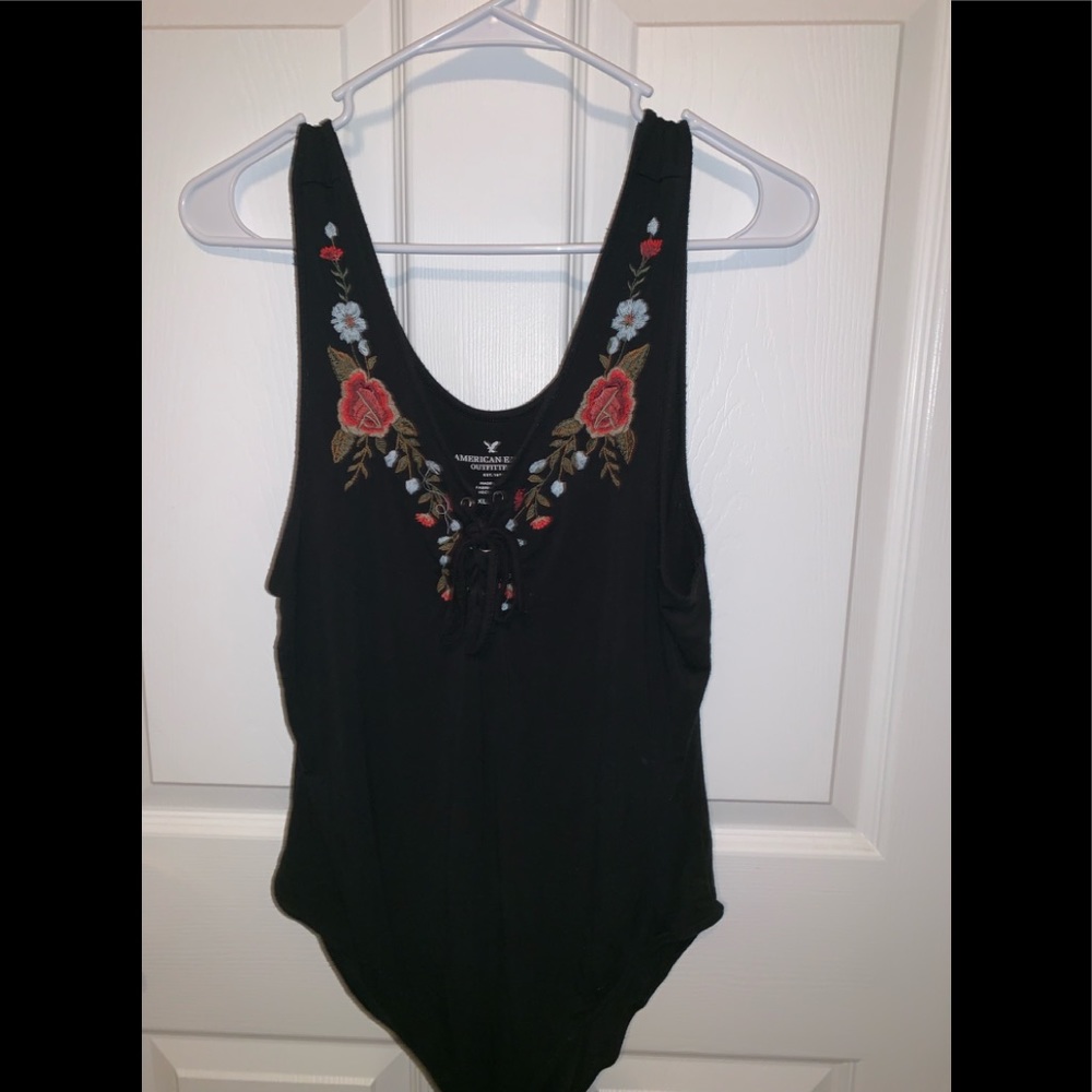 American Eagle Floral Body Suit